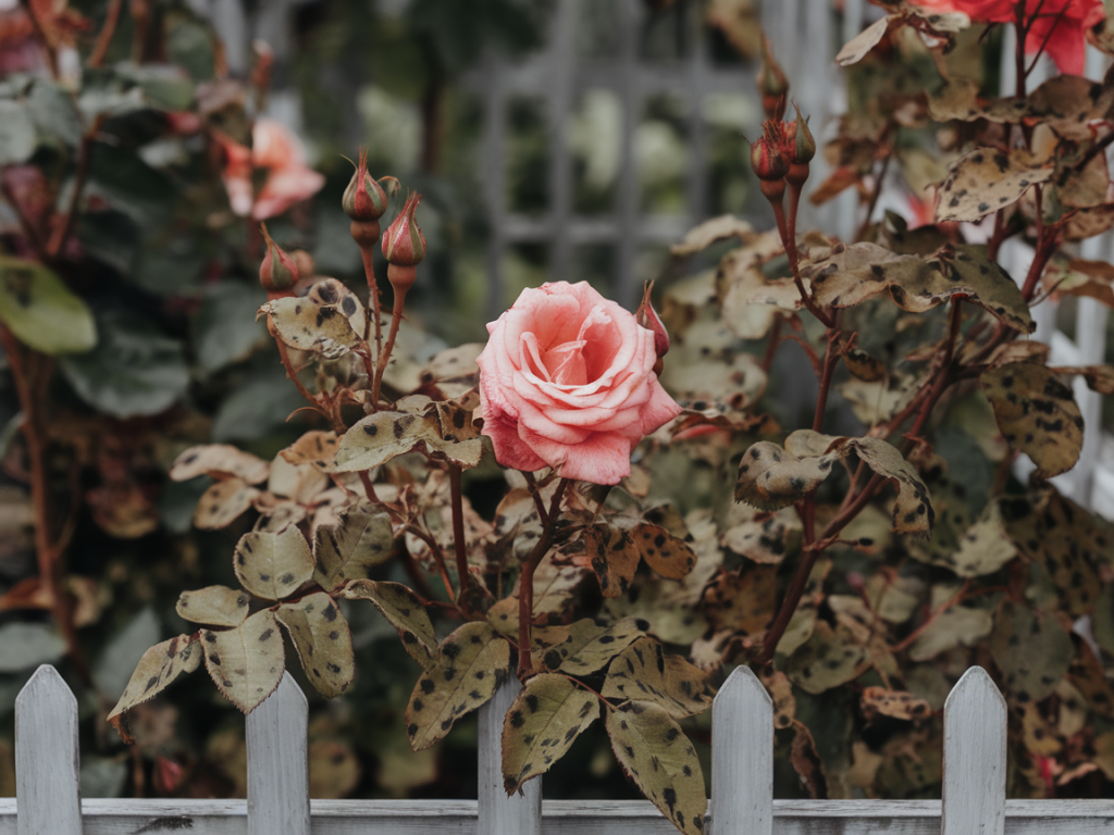 Quelle méthode simple et peu coûteuse pour sauver un rosier envahi par la maladie noire et lui redonner des fleurs en une saison