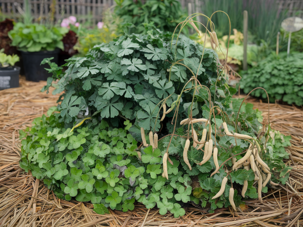 Comment créer un paillage vivant au trèfle et aux légumineuses pour améliorer durablement la terre de vos bacs potagers
