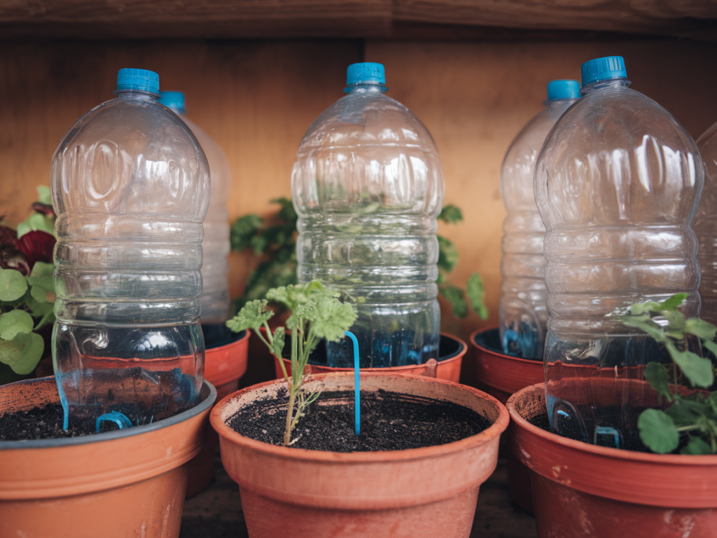 Comment installer un système d'auto‑irrigation low‑cost avec bouteilles en plastique pour vos bacs potagers et calibrer les débits
