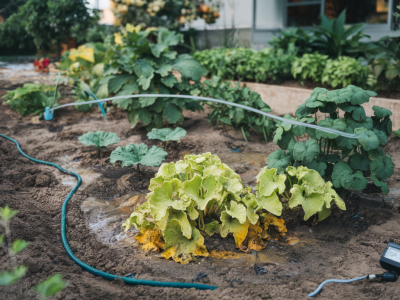 Comment réparer un arrosage goutte-à-goutte qui laisse des zones sèches et retrouver un débit homogène