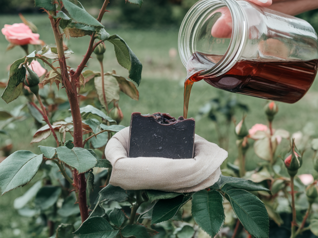 Comment protéger vos rosiers des pucerons sans pesticides grâce au savon noir et à la décoction de prêle