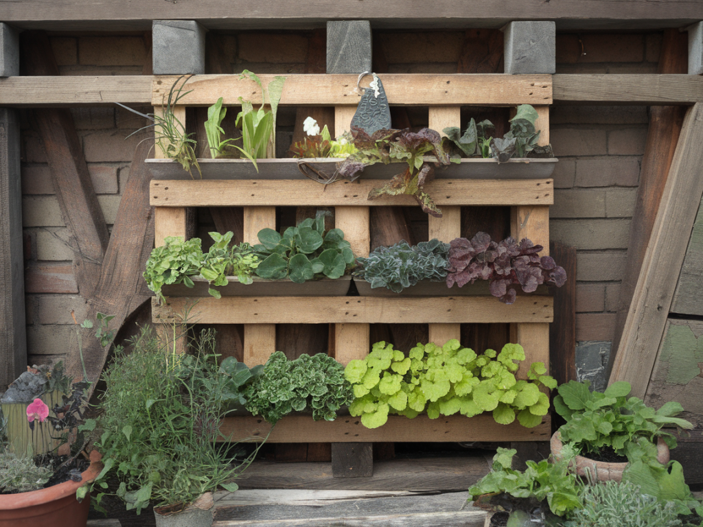 5 astuces pour transformer une vieille palette en jardin vertical tendance